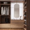 Image of a Closet with casework made with Thermally Fused Laminate in Swedish Elm by Duramar.