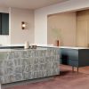 Image of a Kitchen with cabinetry made with Thermally Fused Laminate in Sequoia and Emiko in Ultratex finish by Duramar.