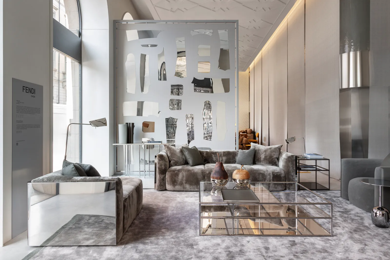 FENDI Casa Collection Showroom during Milano Design Week 2025 © Fendi via Vogue